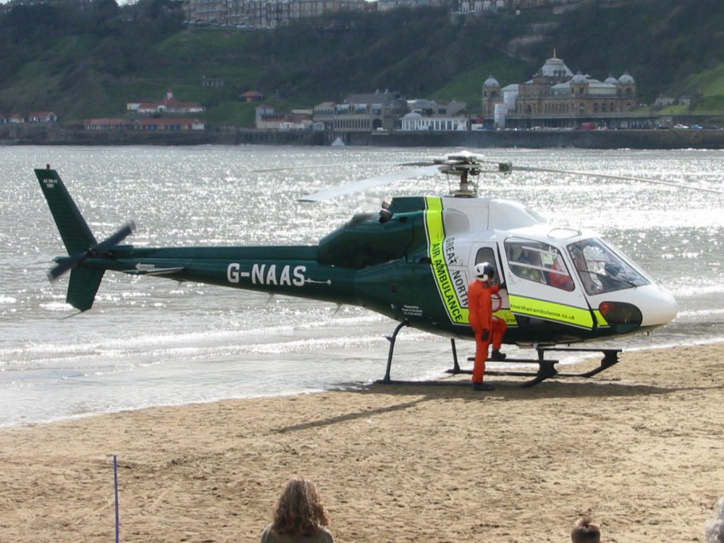 G-NAAS landed on the beach